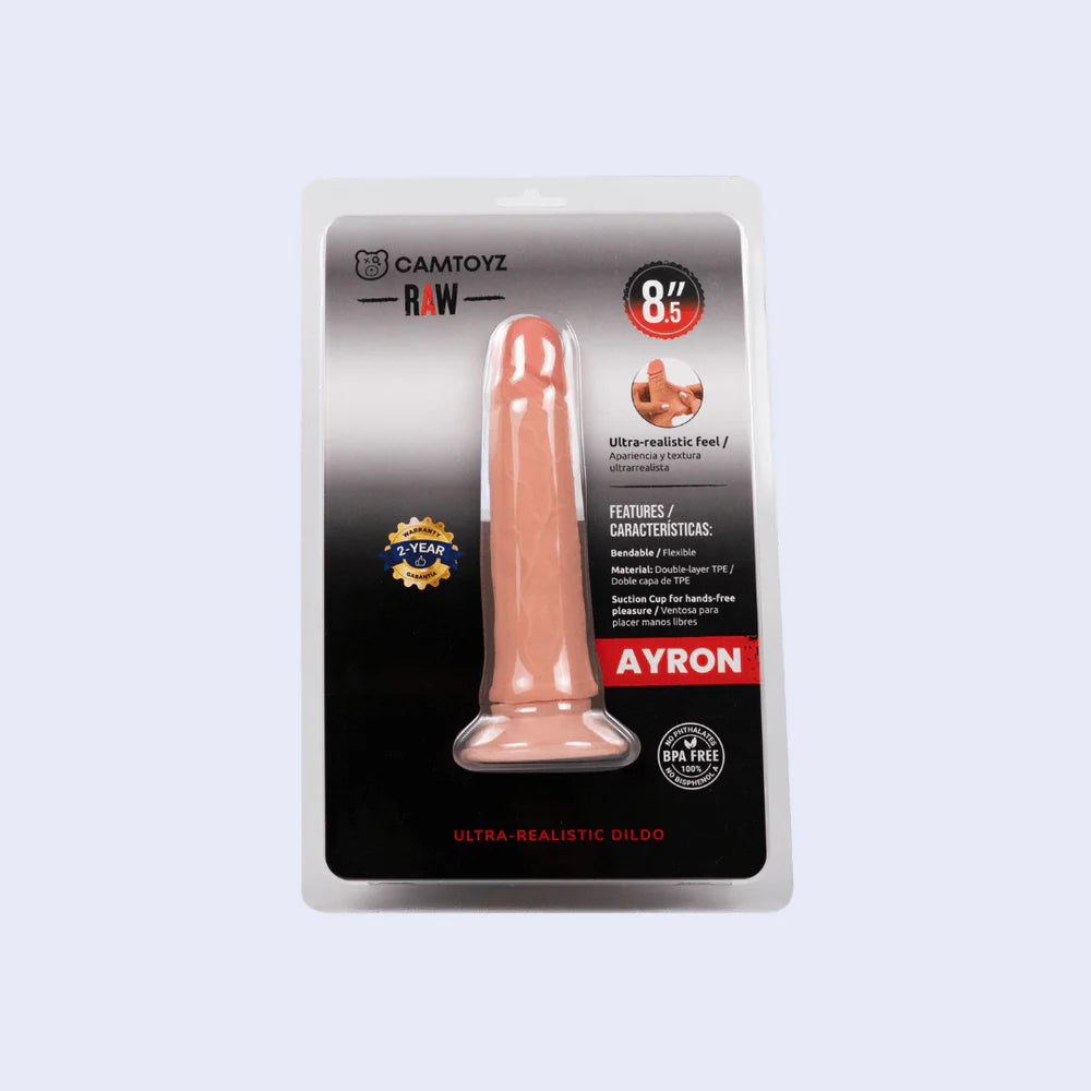 Dildo Ultra Realista Ayron Camtoyz 17 cm