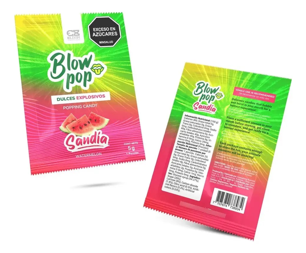 Dulce Saborizado para Sexo Oral Blow Pop