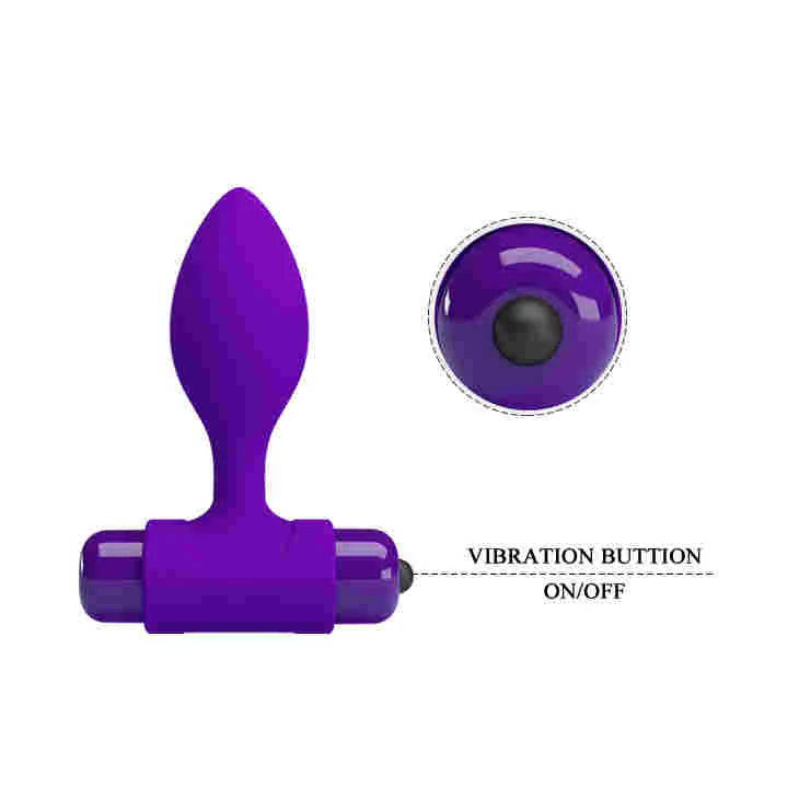 Plug Anal Vibrador Pretty Love