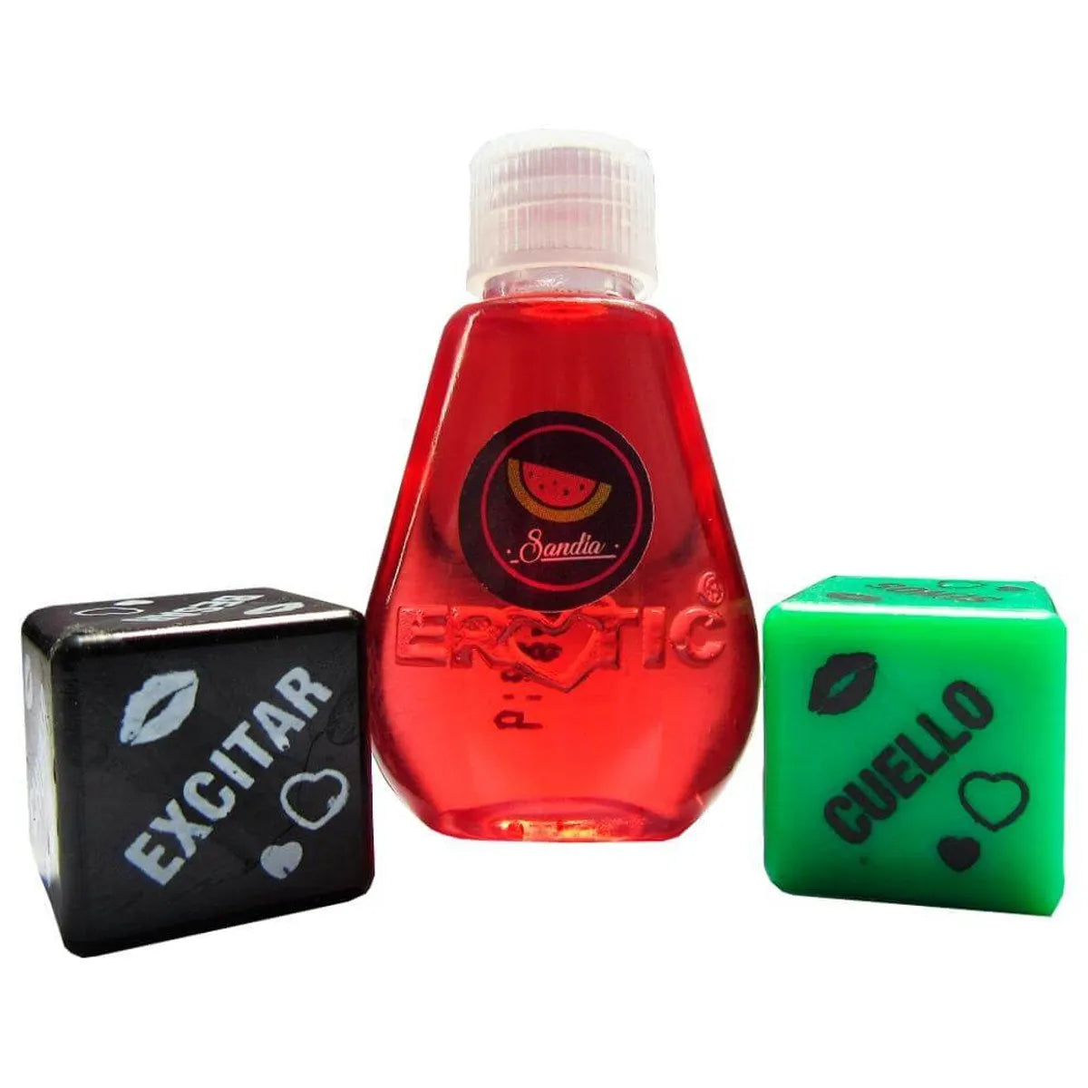 Lubricante Caliente con Dados Eróticos