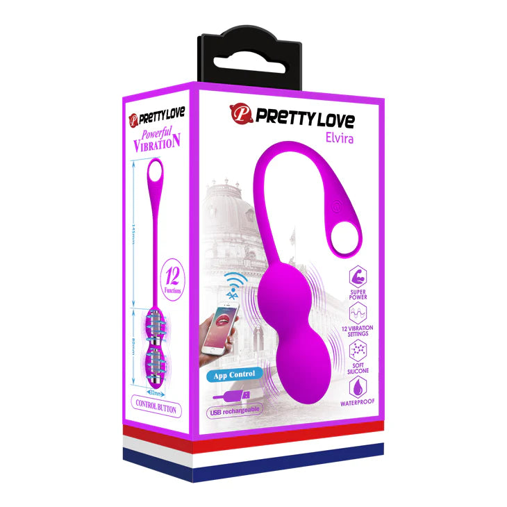 Vibrador de Bolas Vaginales Pretty Love Elvira