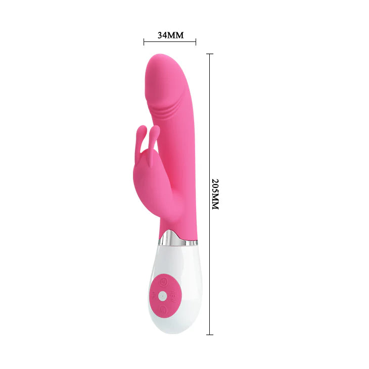 Vibrador con Rabbit Pretty Love Gene