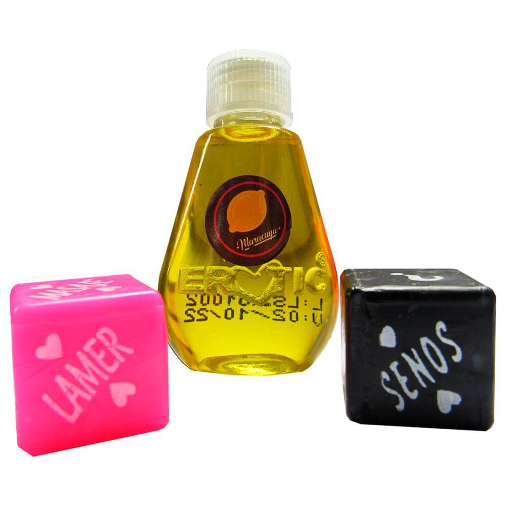 Lubricante Caliente con Dados Eróticos