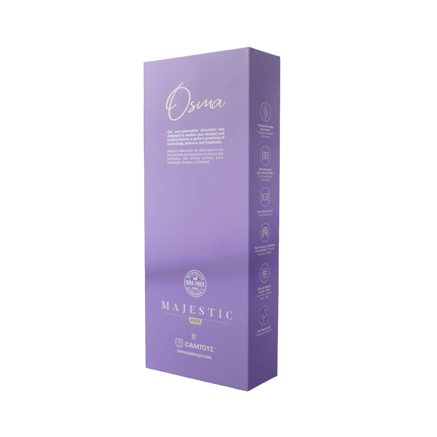 Vibrador Doble Recargable Camtoyz Osma