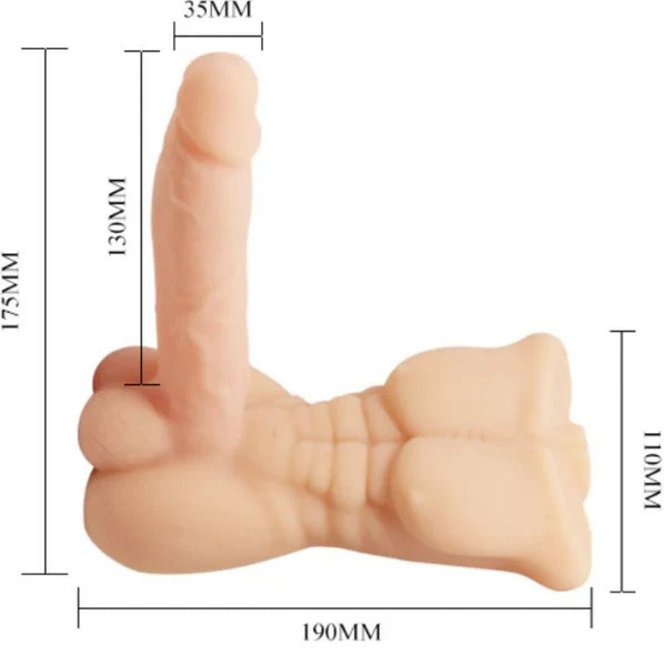 Vibrador de Torso Tentación Bigger Man