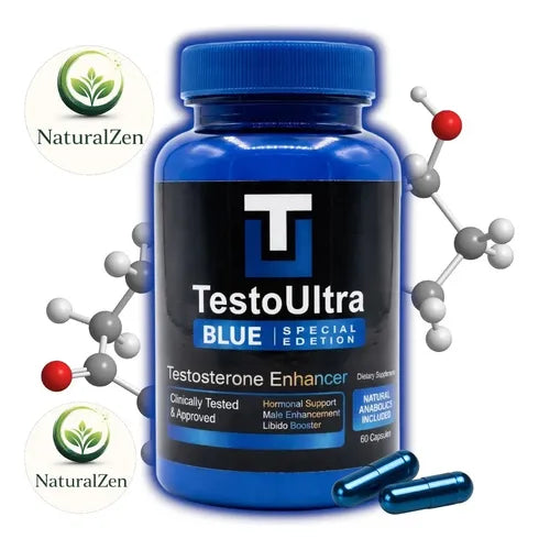 Testo Ultra Blue - Pastillas Potenciadoras Naturales