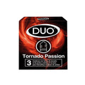 Preservativo Duo Tornado Passion x3 Uds