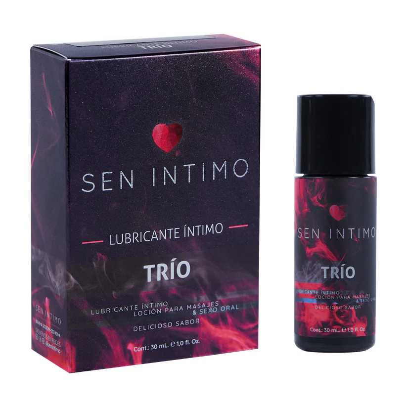 Lubricante sabor Chocolate y Uva Trio Sen Intimo 30 ml