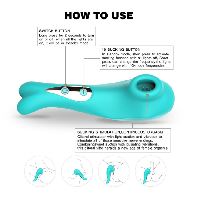 Vibrador Succionador Winyi Honey