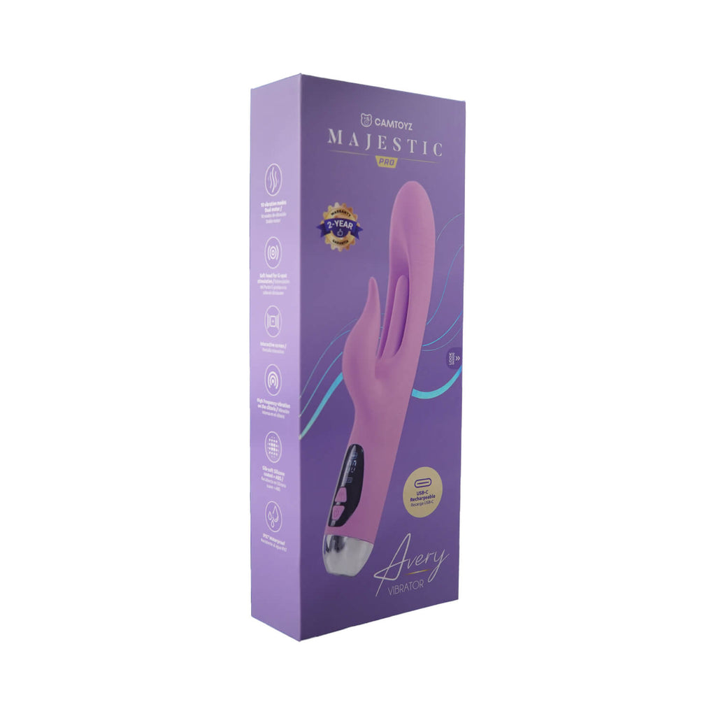 Vibrador Doble Recargable Avery