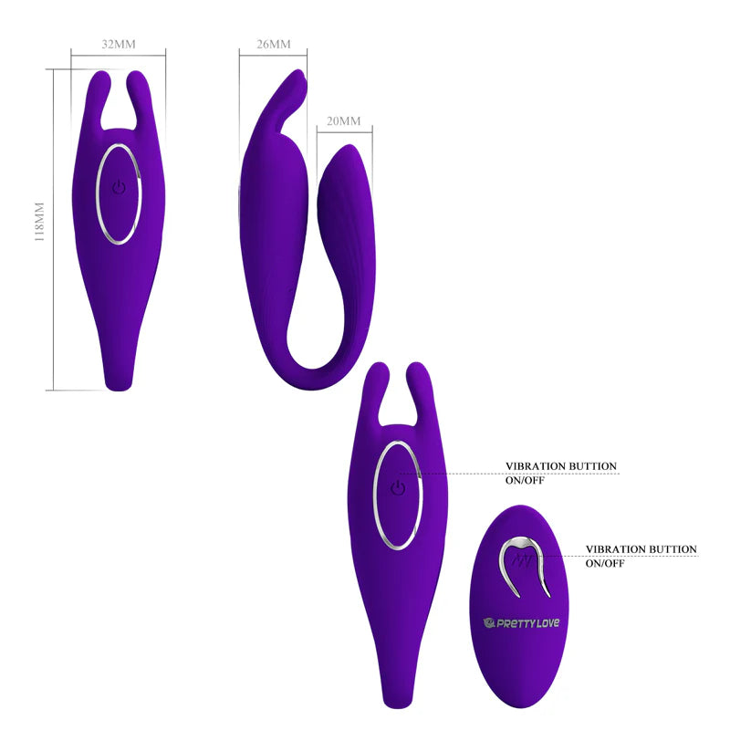 Vibrador para Parejas Pretty Love Bill