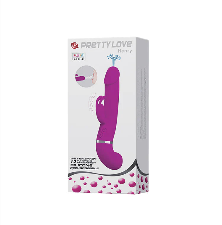 Vibrador Eyaculador Pretty Love Henry